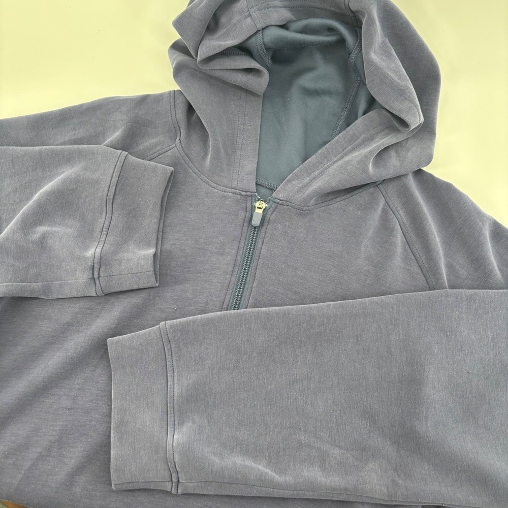 GenTeal Mens Hoodie XXL Blue Country Club Golf Modal Blend Quarter Zip Pullover